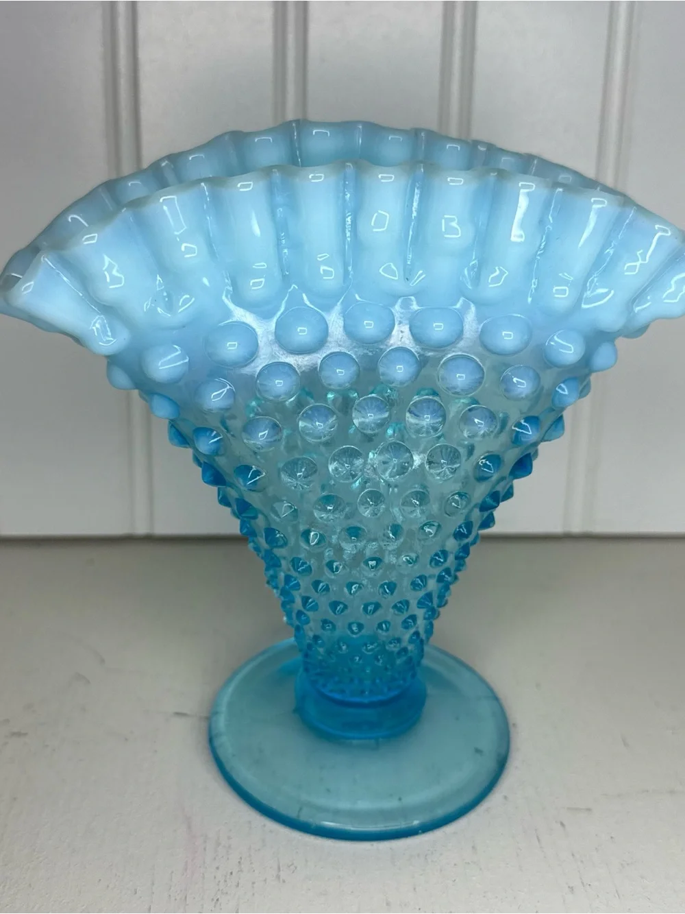 Vintage Fenton Blue Opalescent 6